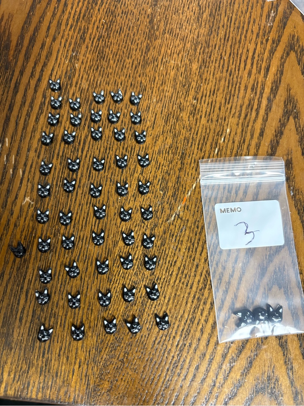 WOOYOUNG WOOYOnyang Set of 55 Nail Art Resin Charms Mini Aniteez Ateez